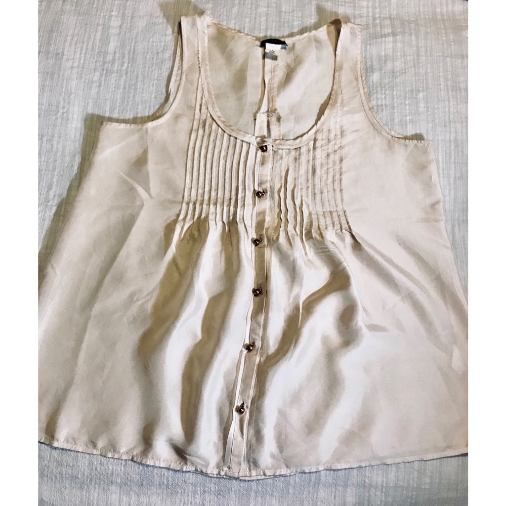 J. Crew silk tank top